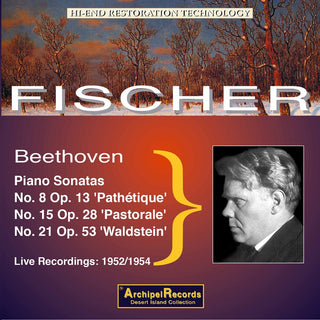 the album cover for Beethoven / Fischer - Klaviersonaten 815 & 21