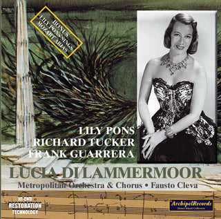 the album cover for Donizetti / Tucker - Lucia Di Lammermoor