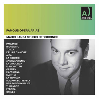 the album cover for RCA Orchestra - Mario Lanza-Opern Arien RCA