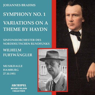 the album cover for Brahms / Furtwangler - Sinfonie 1 Haydn Variatio