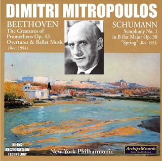 the album cover for Dimitri Mitropoulos - Prometheus Ovtr & Ballet