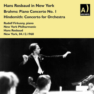 the album cover for Brahms / Rosbaud - Pno Con 1 R. Firkus