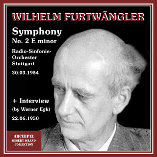 the album cover for Furtwangler / Furtwangler - Sinfonie 2 & Interviews