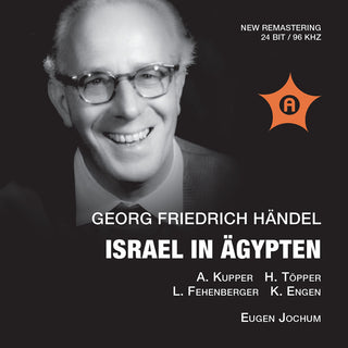 the album cover for Handel / Jochum - Israel in Agypten: Kupper Top