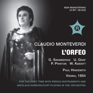 the album cover for Monteverdi / Hindemith - L Orfeo: Sinimberghi-Graf
