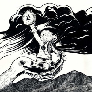 the album cover for Isengrind/Twinsistermoon/Natural Snow Buildings - The Snowbringer Cult