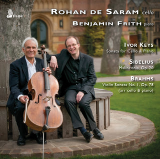 the album cover for Keys / Sibelius / Brahms / Frith - Cello Sonata