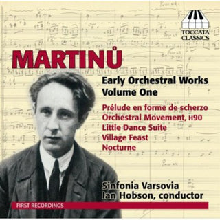 the album cover for IAN HOBSON - Early Orchestral Works 1