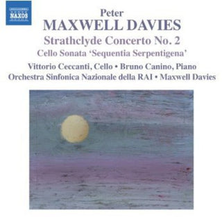 the album cover for Vittorio Ceccanti - Strathclyde Concerto No 2 for Cello & Orchestra