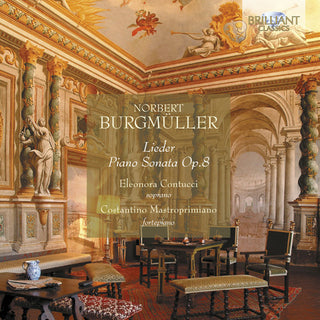 the album cover for Eleonora Contucci - Lieder Piano Sonata Op 8