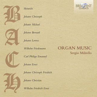 the album cover for Sergio Militello - Organ Music