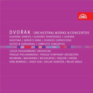 the album cover for Dvorak / Suk / Czech Philharmonic Orch / Neumann - Orchestral Works & Concertos