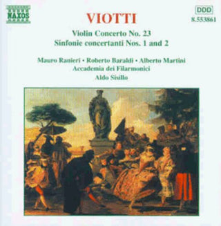 the album cover for Aldo Sisillo - Violin Concerto 23