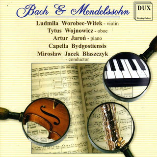 the album cover for Bach / Wojnowicz / Worobec / Jaron / Blaszczyk - Concerto for Violin