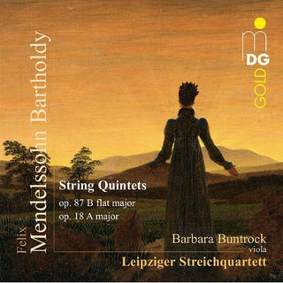 the album cover for Mendelssohn / Leipzig String Quartet - Quintets