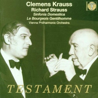 the album cover for R Strauss - Sinfonia Domestica