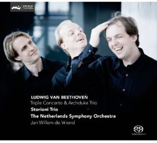 the album cover for Beethoven / Storioni Trio / De Vriend - Triple Concerto & Archduke Trio