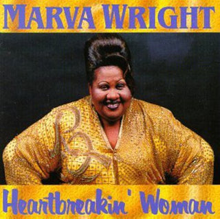the album cover for Marva Wright - Heartbreakin Woman