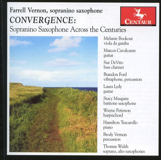 the album cover for Farrell Vernon - Sopranino Saxophone Across the Centuries