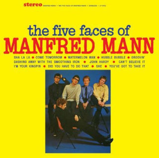 the album cover for Mann Manfred - The Five Faces Of Manfred Mann