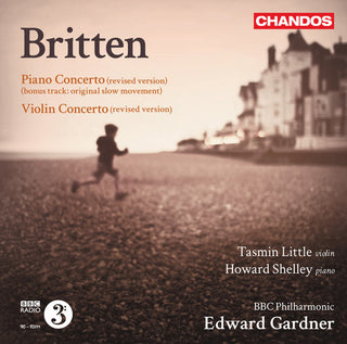 the album cover for Howard Shelley - Piano Concerto / Violin Concerto