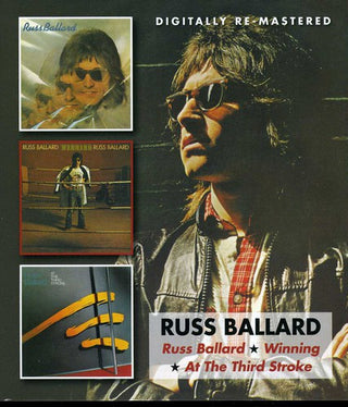 the album cover for Russ Ballard - Russ Ballard/Winning/At The Third Stroke [Import]