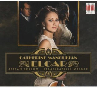 the album cover for Elgar / Manoukian / Staatskapelle Weimar / Solyom - Violin Concerto [Digipak]