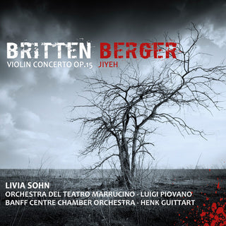 the album cover for Britten / Berger / Piovano / Guittart - Violin Concerto