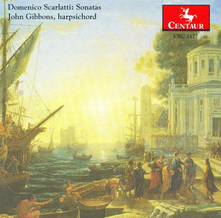 the album cover for Scarlatti / Gibbons - Sonatas For Harpsichord