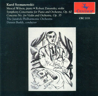 the album cover for Karol Szymanowski - Symphony Concertante