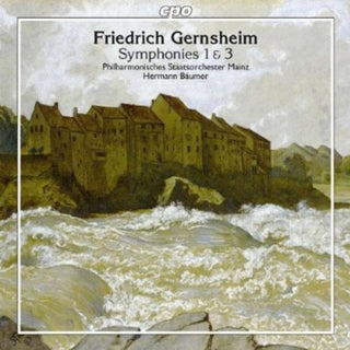 the album cover for Hermann Baumer - Symphonies 1 & 3