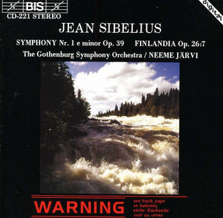 the album cover for Sibelius / Jarvi / Gothenburg SO - Symphony 1 in E minor Op 39