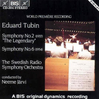 the album cover for Neeme JÃ¤rvi - Symphonies 2 & 6