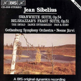 the album cover for Neeme JÃ¤rvi - Swanwhite Suite / Belshazzar's Feast