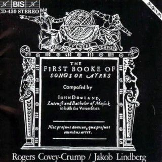 the album cover for JAKOB LINDBERG - 1st Book of Songs
