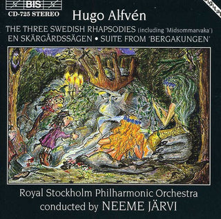 the album cover for Neeme JÃ¤rvi - 3 Swedish Rhapsodies