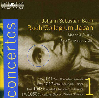 the album cover for Masaaki Suzuki - Violin Concertos: A minor BWV 1041: E BWV 1042