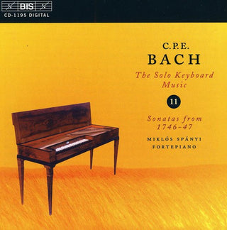 the album cover for Miklos Spanyi - Solo Keyboard 11