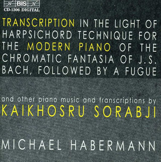 the album cover for K.S. SORABJI - Transcriptions