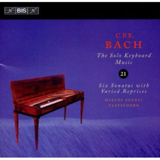 the album cover for Miklos Spanyi - Solo Keyboard Music 21