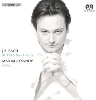 the album cover for J Bach S / Rysanov - Suites 1 4 & 5