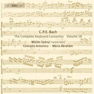 the album cover for Miklos Spanyi - Keyboard Concertos 18