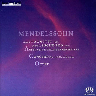the album cover for Polina Leschenko - Double Concerto & Octet