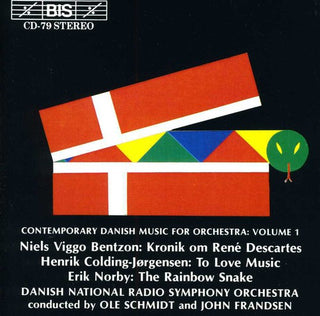 the album cover for John Frandsen - Comtemporary Danish Music for Orchestra 1
