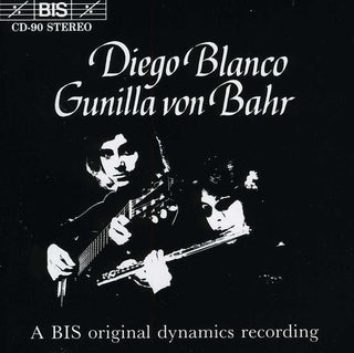 the album cover for Gunilla von Bahr - Works for Flute & Guitar