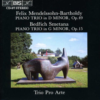 the album cover for Trio Pro Arte - Piano Trio in D