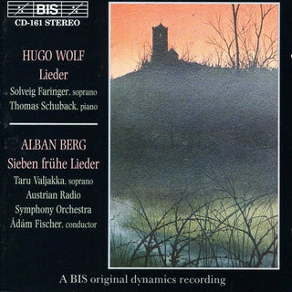 the album cover for Solveig Faringer - Lieder / Sieben Fruhe Lieder