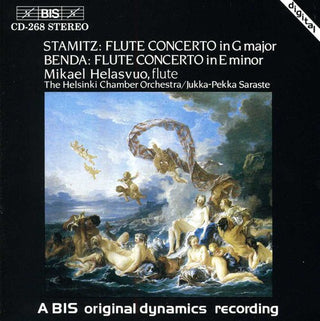 the album cover for Mikael Helasvuo - Flute Concerto in G