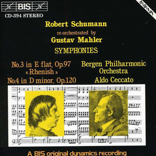 the album cover for Aldo Ceccato - Symphonies 3 & 4