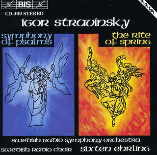 the album cover for Sixten Ehrling - Rite of Spring / Symphony of Psalms